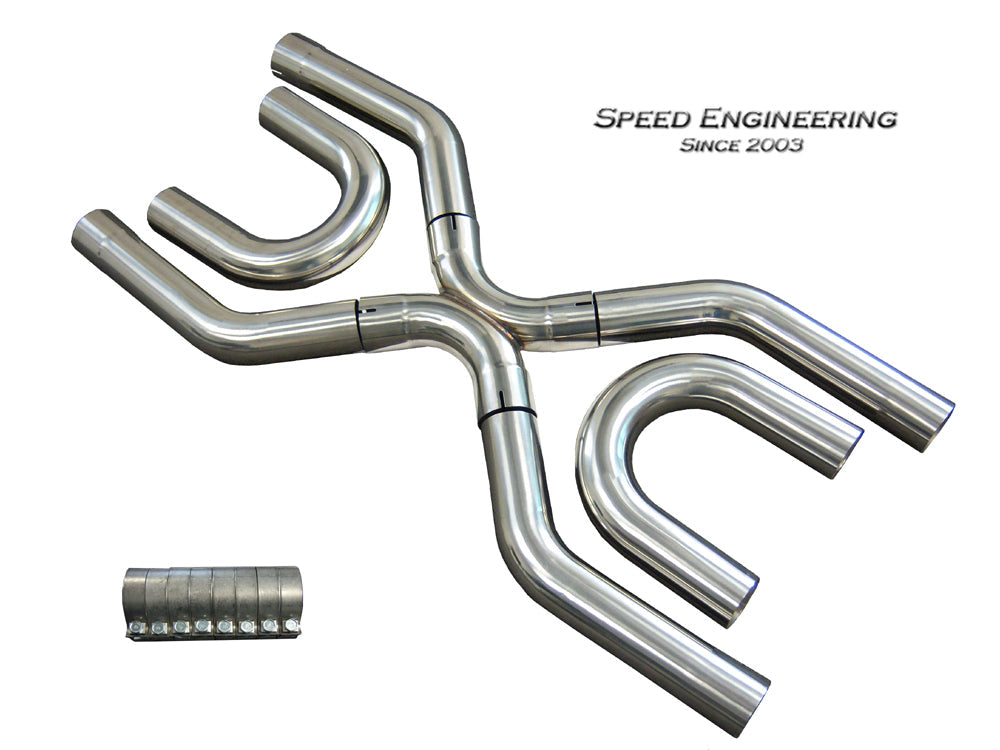UNIVERSAL 3" EXHAUST BUILDER KIT (304 STAINLESS) LS ENGINE SWAP